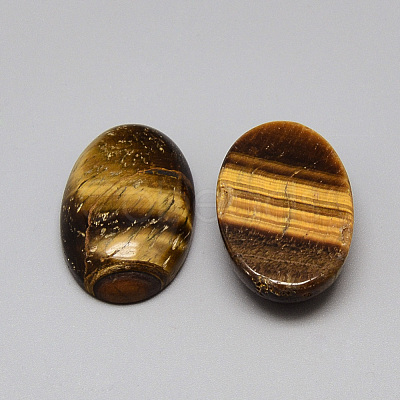 Natural Tiger Eye Cabochons G-Q957-04A-20x30-1