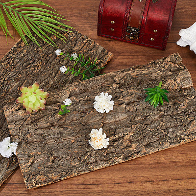 Wood Tree Rind Decoration AJEW-WH20064-07A-1