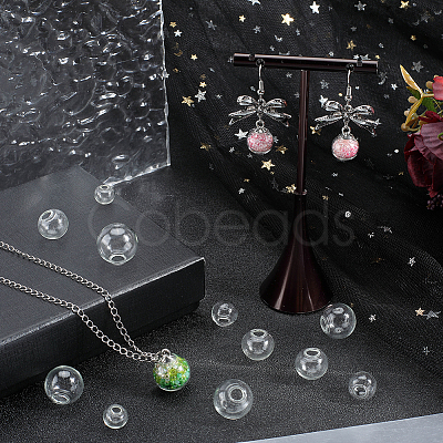 120Pcs 5 Styles Round Mechanized Blown Glass Globe Ball Bottles BLOW-SC0001-01-1