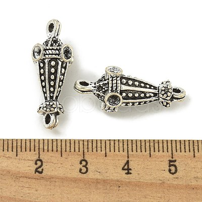 Tibetan Style Lantern Connector Rhinestone Settings FIND-U015-13AS-1