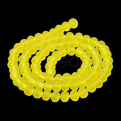 Transparent Glass Beads Strands EGLA-A044-T6mm-MD29-1