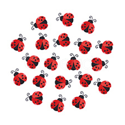 Polyester Embroidery Sew on Cloth Patches PATC-WH0024-009-1