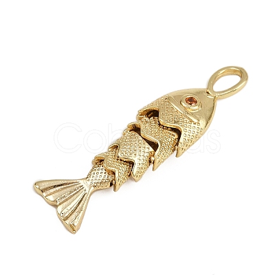 Brass Micro Pave Cubic Zirconia Beads KK-D409-11G-1