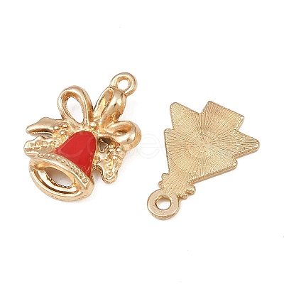 Christmas Alloy Enamel Pendants ENAM-G234-01K-1