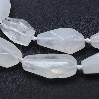 Natural Quartz Crystal Beads Strands G-F531-K05-1
