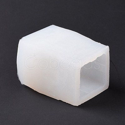Christmas Theme DIY House Candle Silicone Molds DIY-G049-02-1