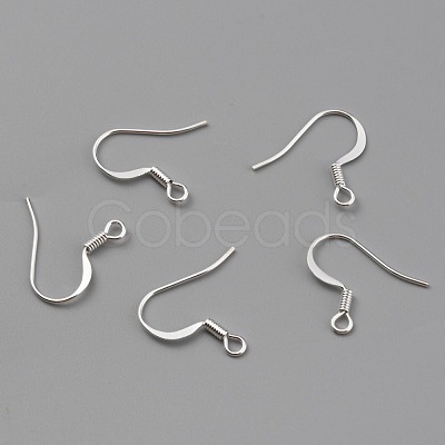 Brass Earring Hooks X-KK-O131-08S-1