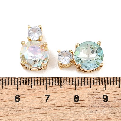 Brass Glass Pendants GL-CBABDD8-14G-1