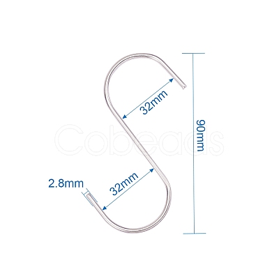 BENECREAT Heavy Duty S-hooks STAS-BC0002-15-1