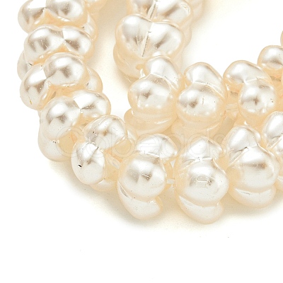 Transparent Spray Painted Glass Beads Strands X-GLAA-P066-01C-1