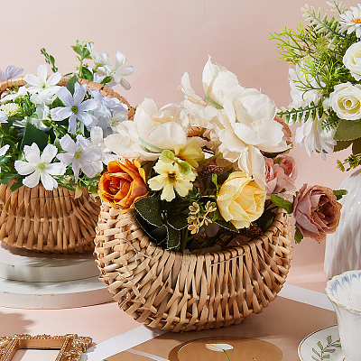 Wicker Baskets with Handle FIND-WH0139-894-1