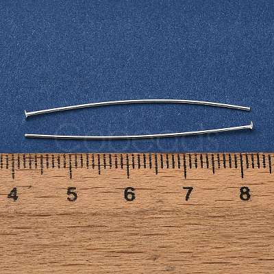 Brass Flat Head Pins KK-H502-01G-S-1