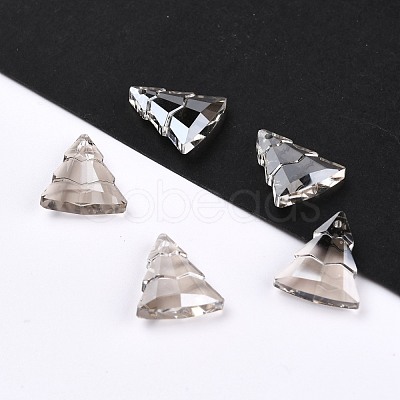 Glass Rhinestone Pendants RGLA-O002-A01-001SA-1