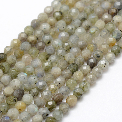 Natural Labradorite Beads Strands G-P322-28-4mm-1