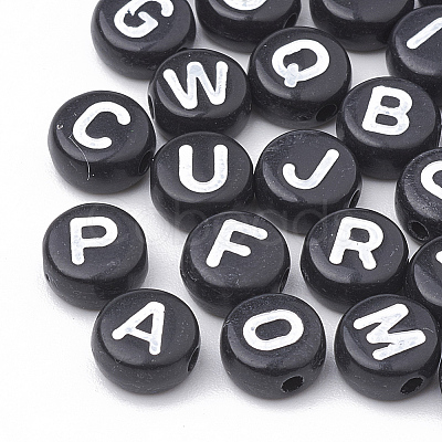 Opaque Acrylic Beads SACR-N002-02-1