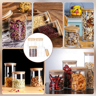 Transparent Glass Jar DIY-WH0060-23A-1