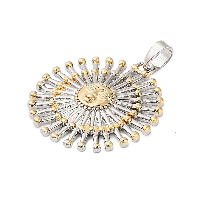 Brass Pendants KK-P329-01B-1