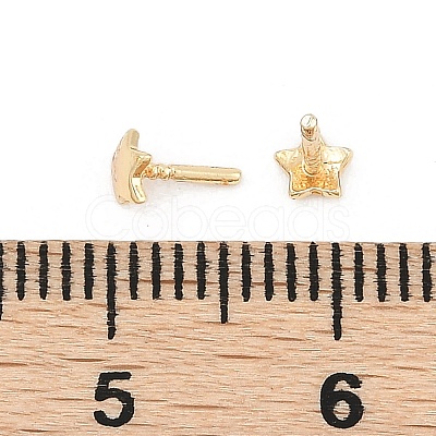 Star Brass Head Pins KK-U051-02G-02-1