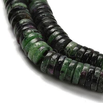 Natural Ruby in Zoisite Beads Strands G-G175-N23-01-1