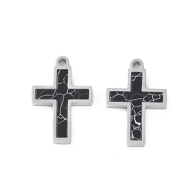 304 Stainless Steel Pendants STAS-S136-03P-1