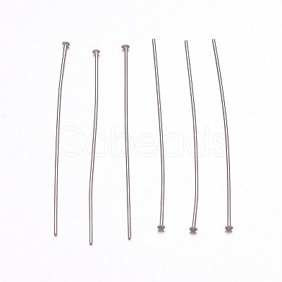 Tarnish Resistant 304 Stainless Steel Flat Head Pins LS-STAS-H358-03B-1