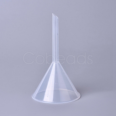 Plastic Funnel Hopper AJEW-WH0109-04A-1