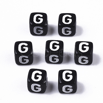Opaque Acrylic Beads LS-X-SACR-N002-01G-1
