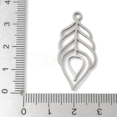 201 Stainless Steel Pendants STAS-S155-01P-04-1