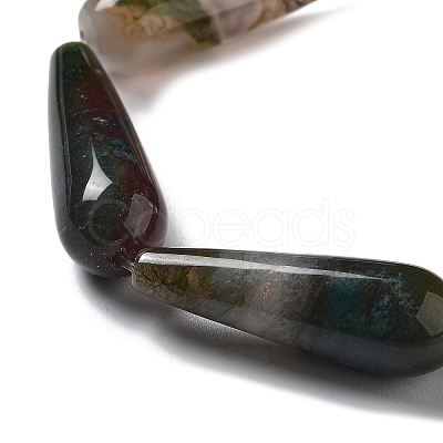 Natural Indian Agate Beads Strands G-P528-H06-01-1