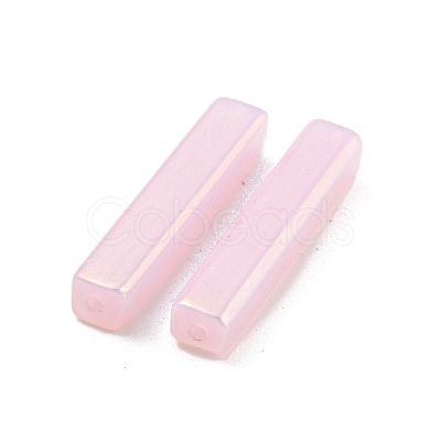 Electroplate Glass Beads GLAA-D024-01A-1