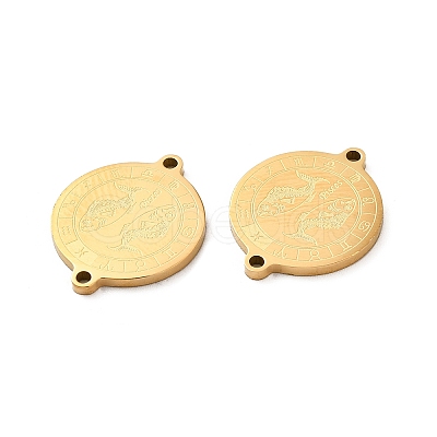 Ion Plating(IP) 304 Stainless Steel Connector Charms STAS-C074-11G-06-1