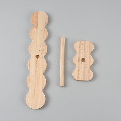 Wood Headband Holders ODIS-WH0043-301A-1