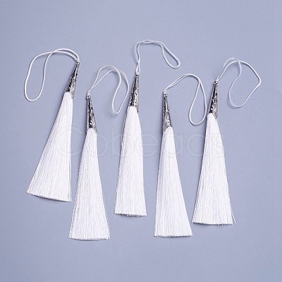 Polyester Tassel Big Pendant Decorations FIND-E018-A25-1