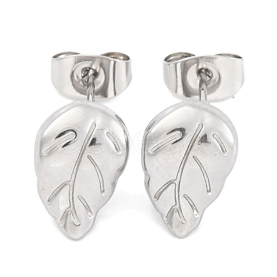 Non-Tarnish 304 Stainless Steel Stud Earrings EJEW-H013-21P-1