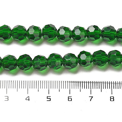 Transparent Glass Beads EGLA-A035-T8mm-D10-1