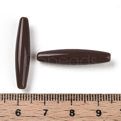 Opaque Acrylic Beads OACR-M015-14B-1