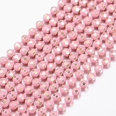 Brass Faceted Ball Chains CHC-D268-01-1