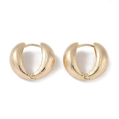 Brass Hoop Earrings EJEW-L292-020G-1