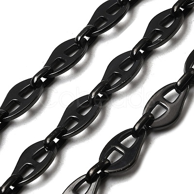 304 Stainless Steel Nuggets Link Chains CHS-S012-19B-1