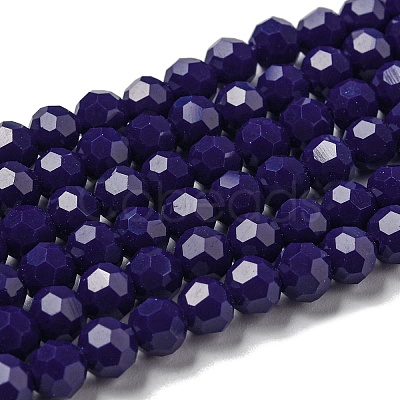 Opaque Glass Beads Stands LS-EGLA-A035-P6mm-D09-1