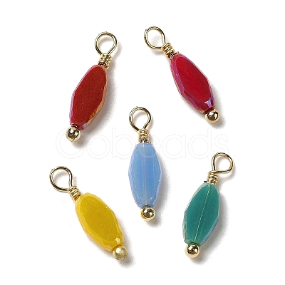 Glass Pendants KK-P242-12G-1