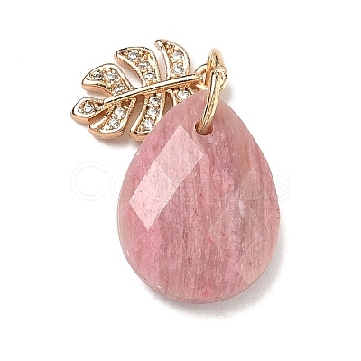 Natural Rhodonite Pendants G-K422-02KCG-04-1
