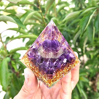 Orgonite Pyramid Resin Energy Generators PW-WG53E4D-01-1