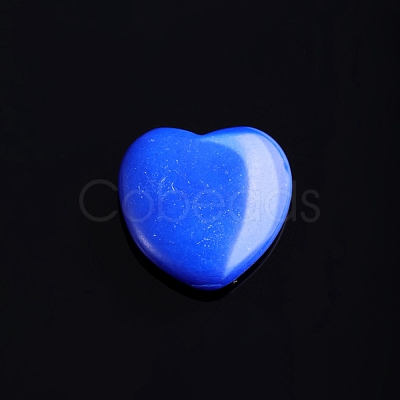 Synthetic Turquoise Love Heart Stone PW-WG32553-02-1