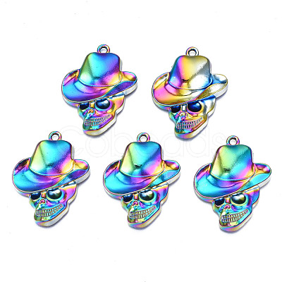 Rainbow Color Alloy Pendants PALLOY-N156-196-NR-1