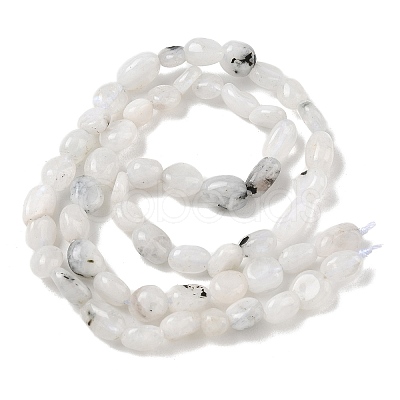 Natural Rainbow Moonstone Beads Strands GG-CBAAEDE-B05-1