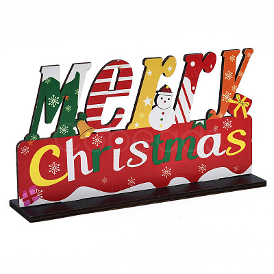 Wood Tabletop Display Decorations WOOD-N005-75-1