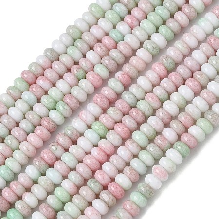 Ombre Effect Dyed Glass Beads Strands GLAA-C043-01A-1