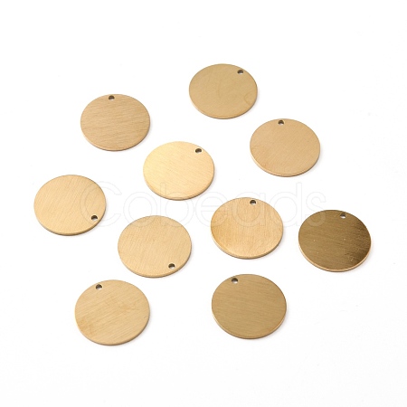 Ion Plating(IP) 304 Stainless Steel Pendants STAS-F271-02C-G-1