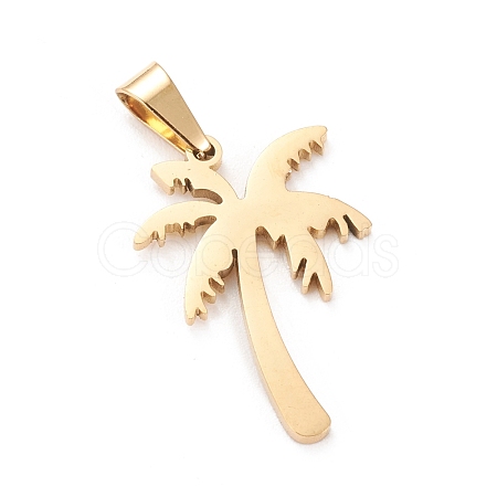 304 Stainless Steel Pendants STAS-J026-02G-1